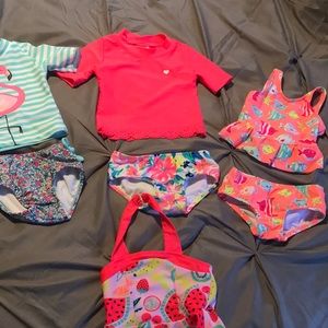 Baby girl bathing suits